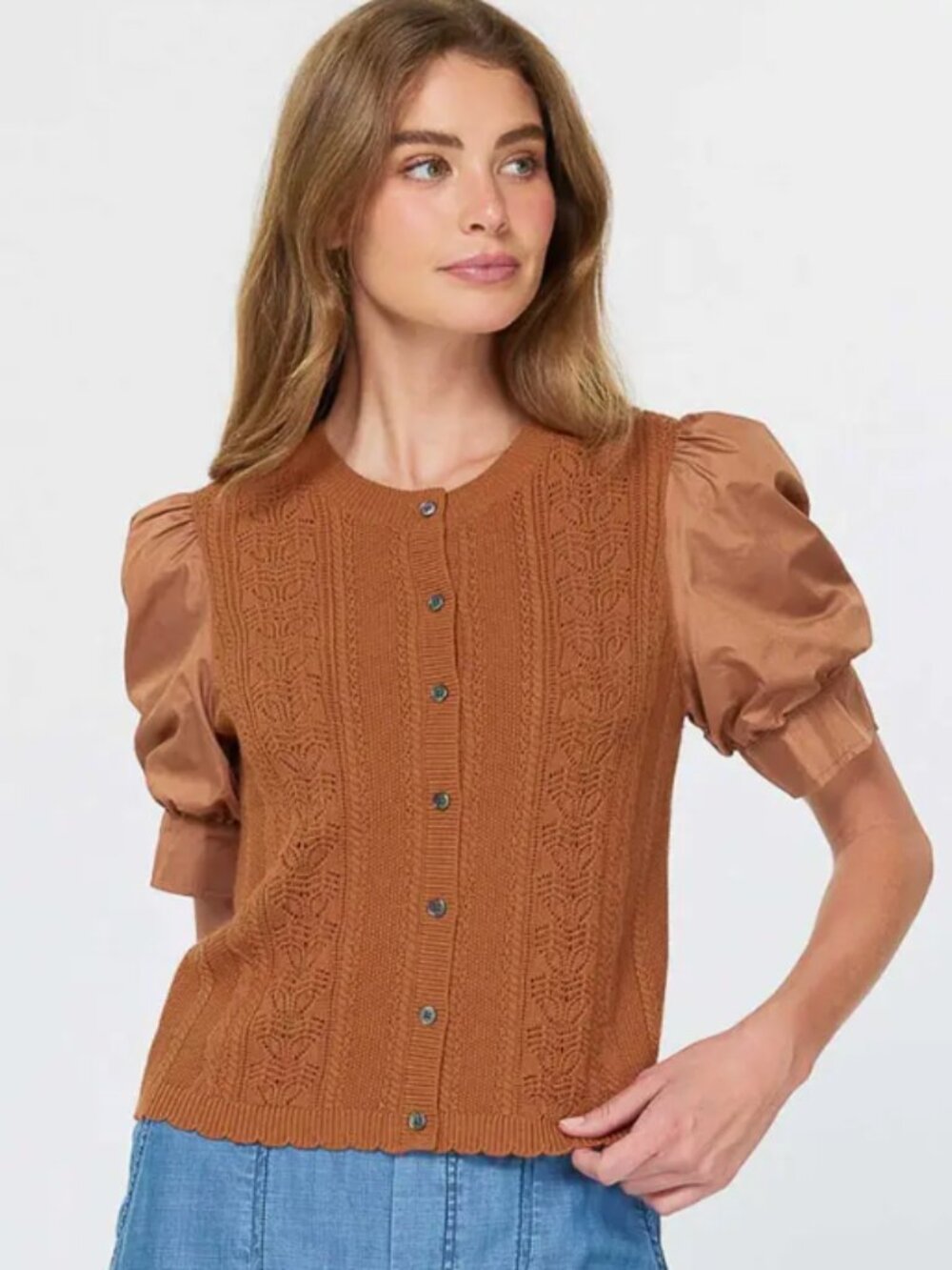 Current Air LA Short Sleeve Sweater